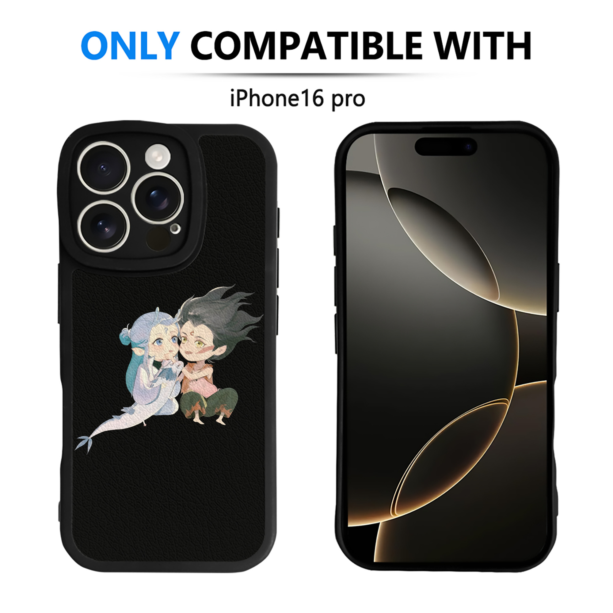 （画像用） Ne Zha 2 ナタ 魔童の大暴れ 【iPhone 16シリーズ対応】シリコンスマホケース（レザー調） 材質：シリコン